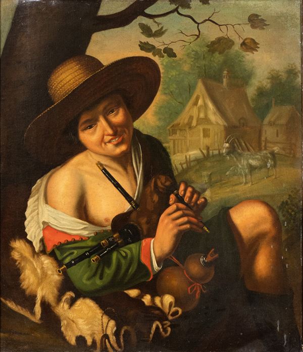 Giacomo Francesco Cipper Todeschini - Bagpipe player