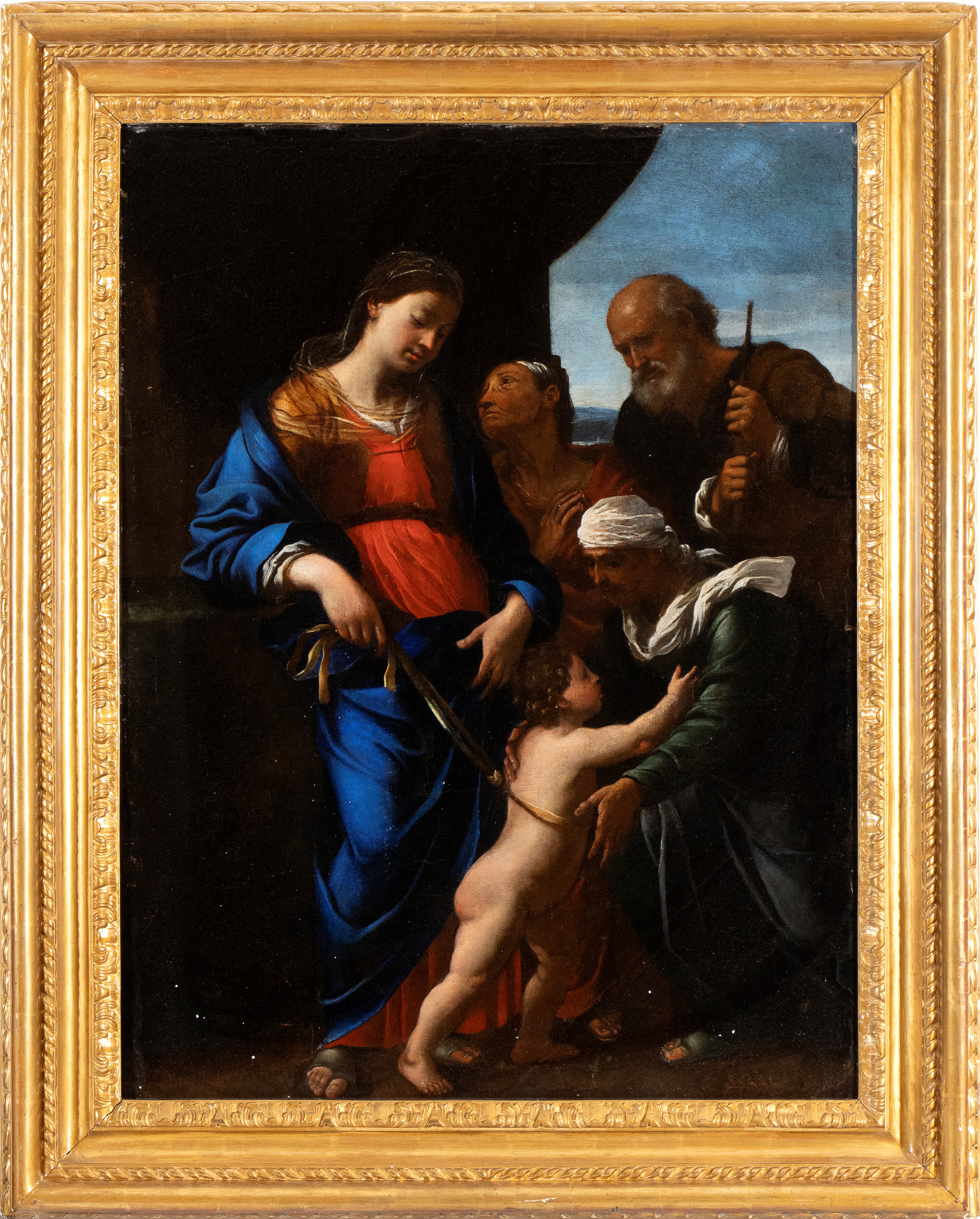Jan Miel - Sacra Famiglia con Sant'anna e Santa Elisabetta