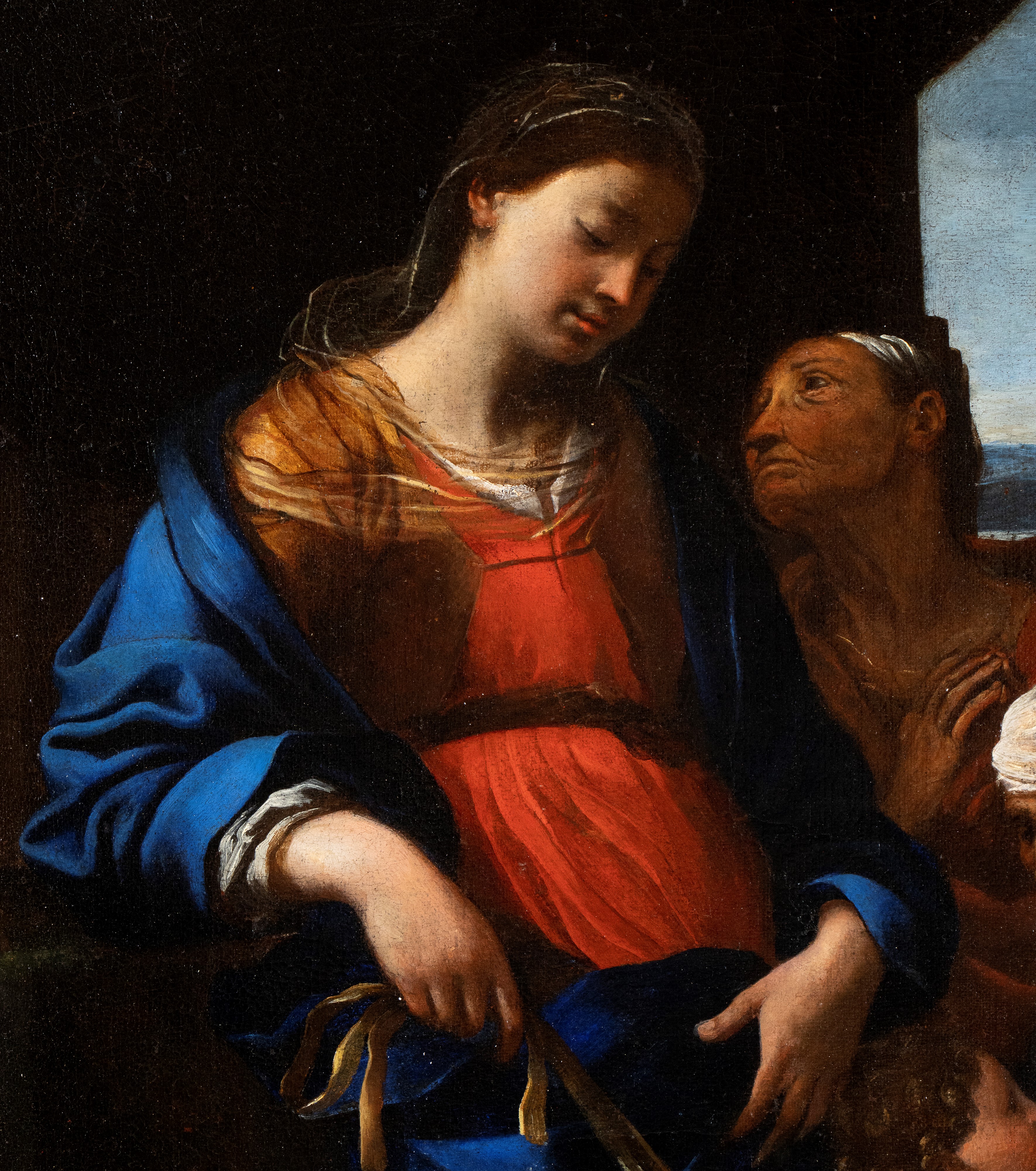 Jan Miel - Sacra Famiglia con Sant'anna e Santa Elisabetta