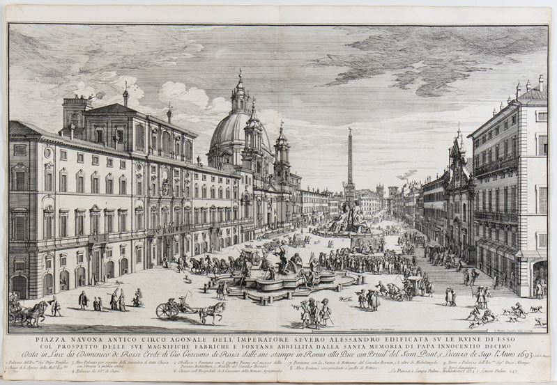 Gomar Wouters - Piazza Navona Antico Circo Agonale Dell'imperatore Severo Alessandro Edificata su...