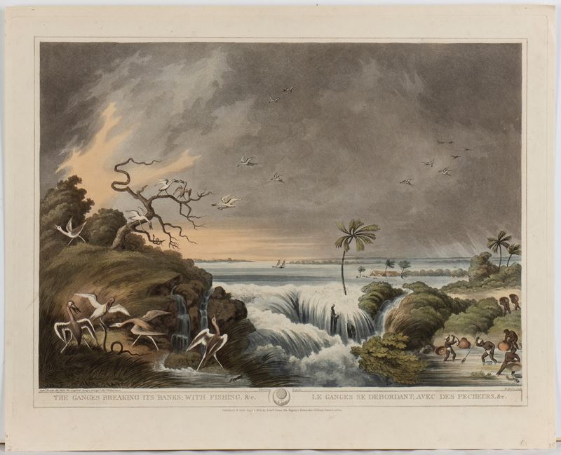 Henri Merke - The Ganges Breaking Its Banks, With Fishing &C