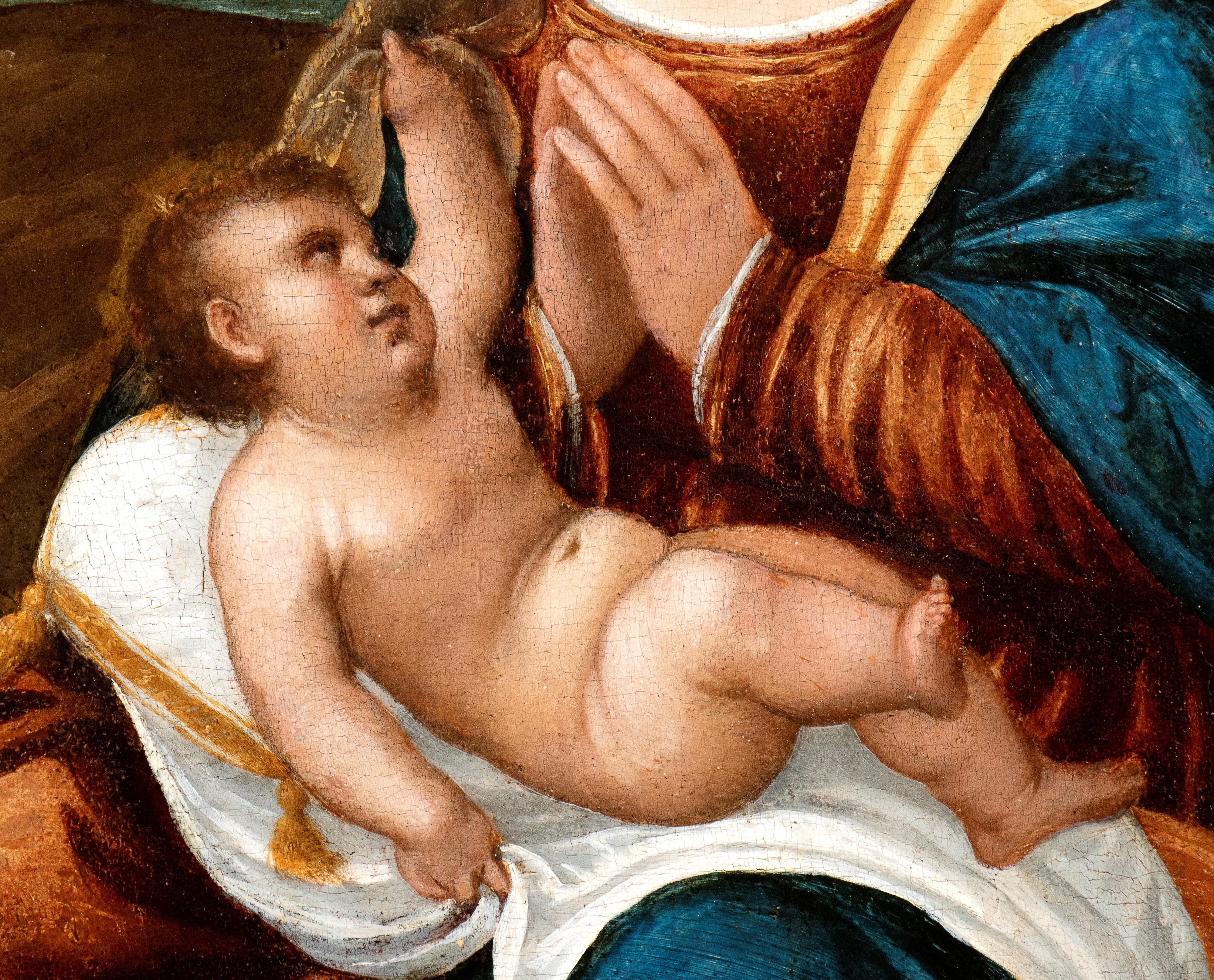 Tiziano Vecellio - Madonna con Bambino e San Rocco