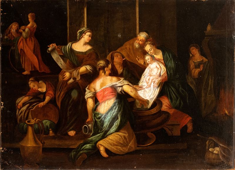 Artista Attivo a Roma, XVII Secolo - Nascita della Vergine