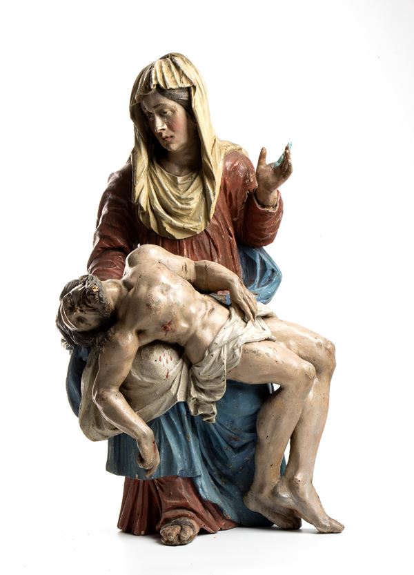 Artista Italiano, XVII - XVIII secolo - La pietà 