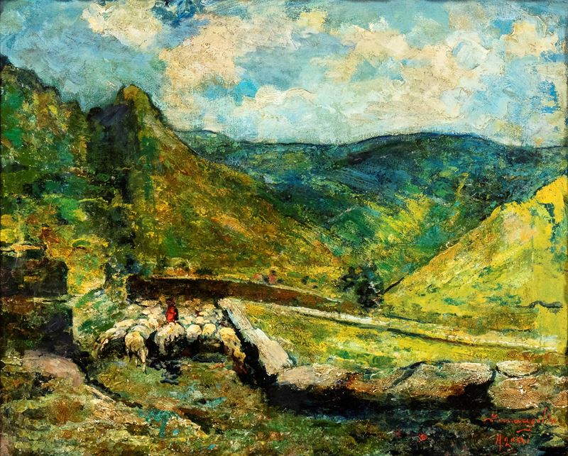 Ermenegildo Agazzi - Paesaggio Montano