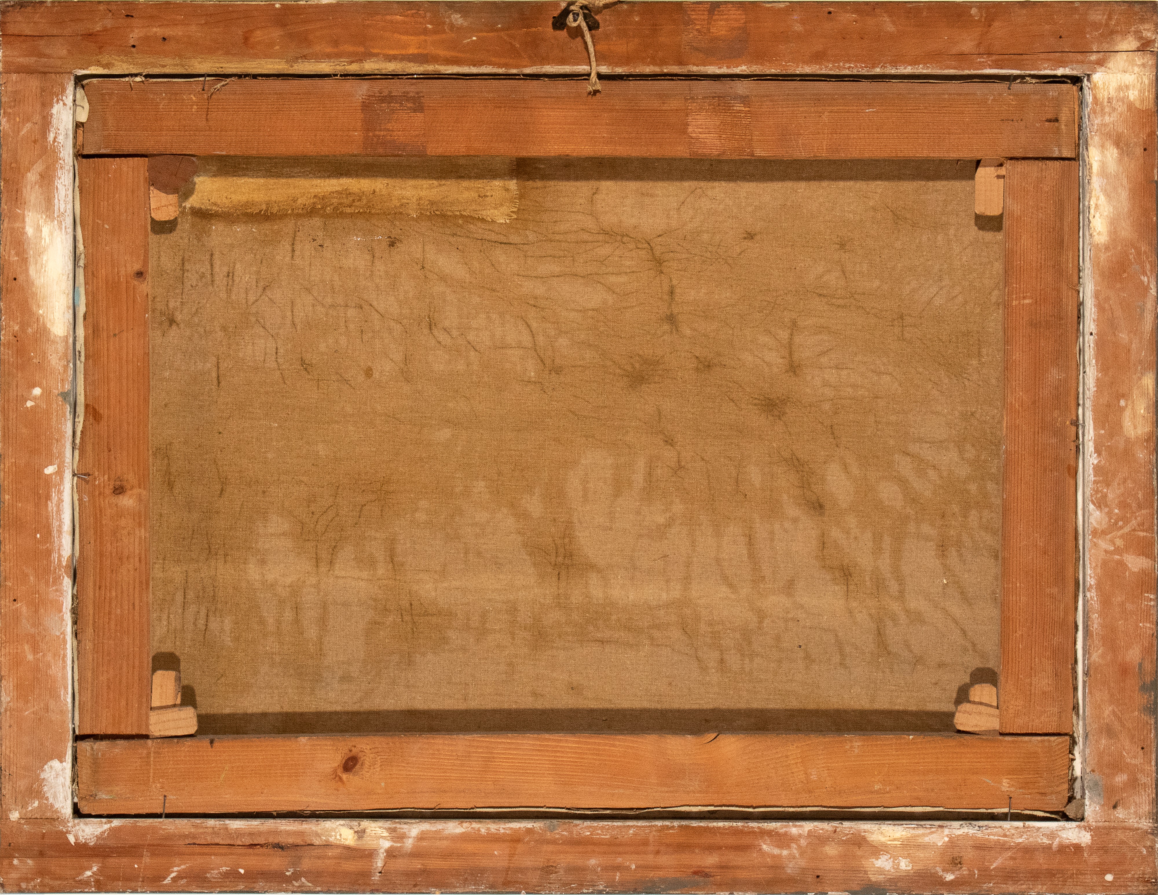 Paesaggio con veduta di paese