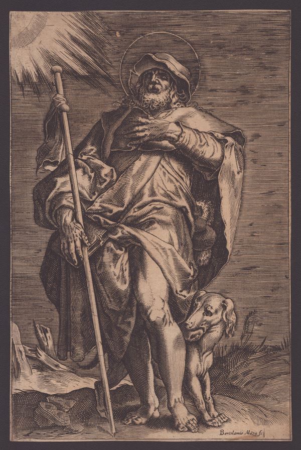 Bartolomeo Mazza - Saint Rocco