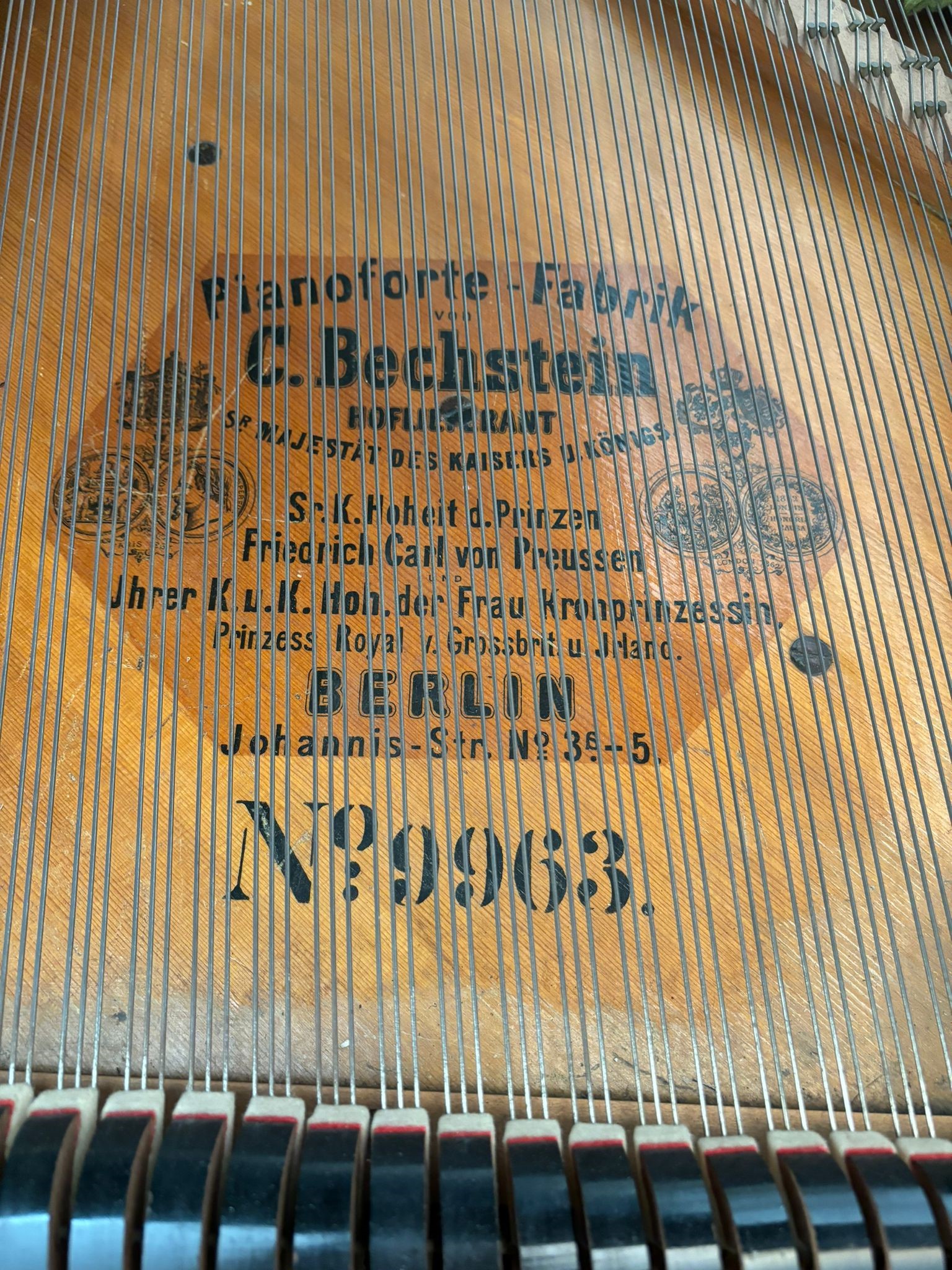 BECHSTEIN GRAND PIANO MODEL 3