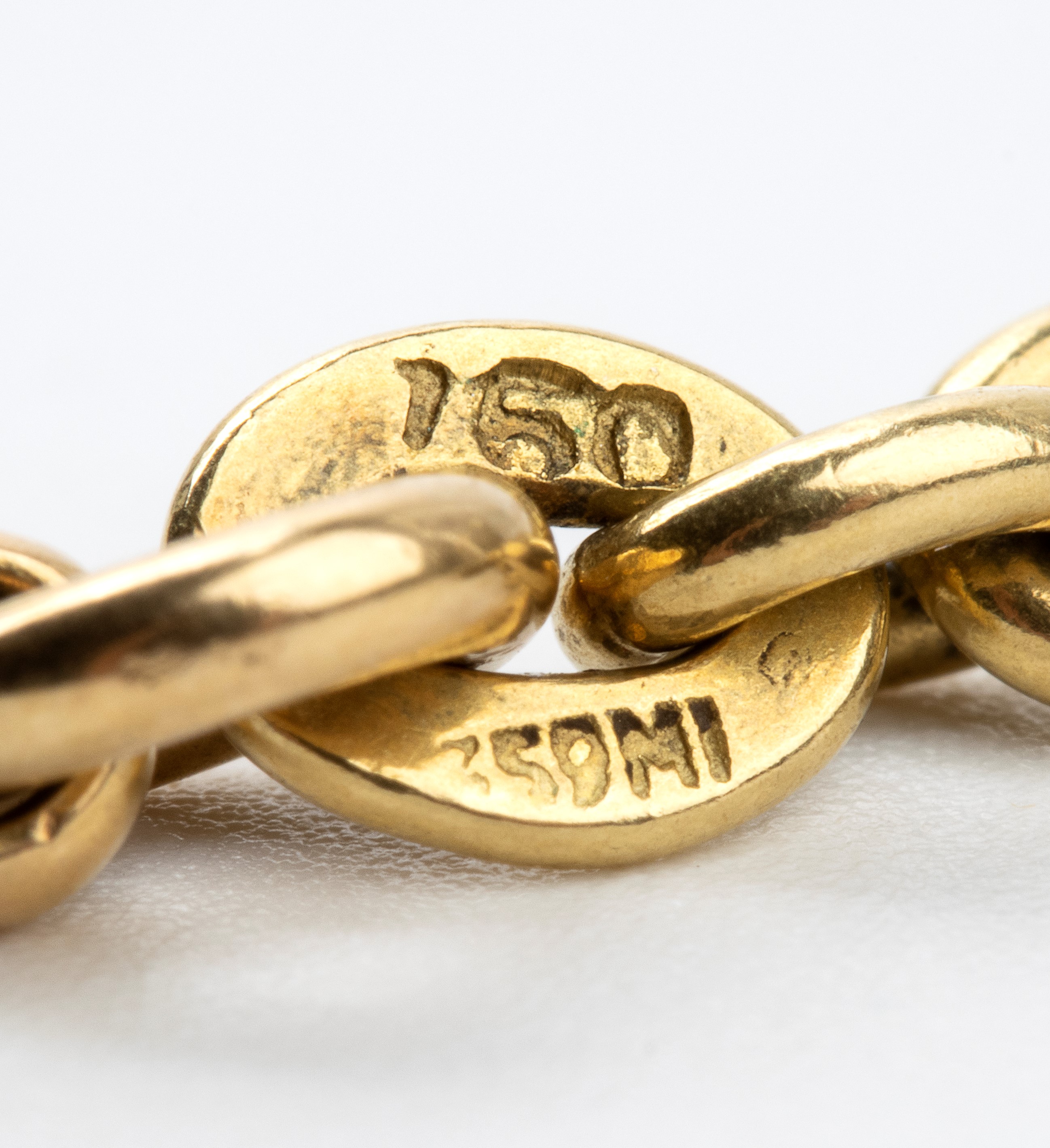 Pendente per orologio da tasca in oro 18K