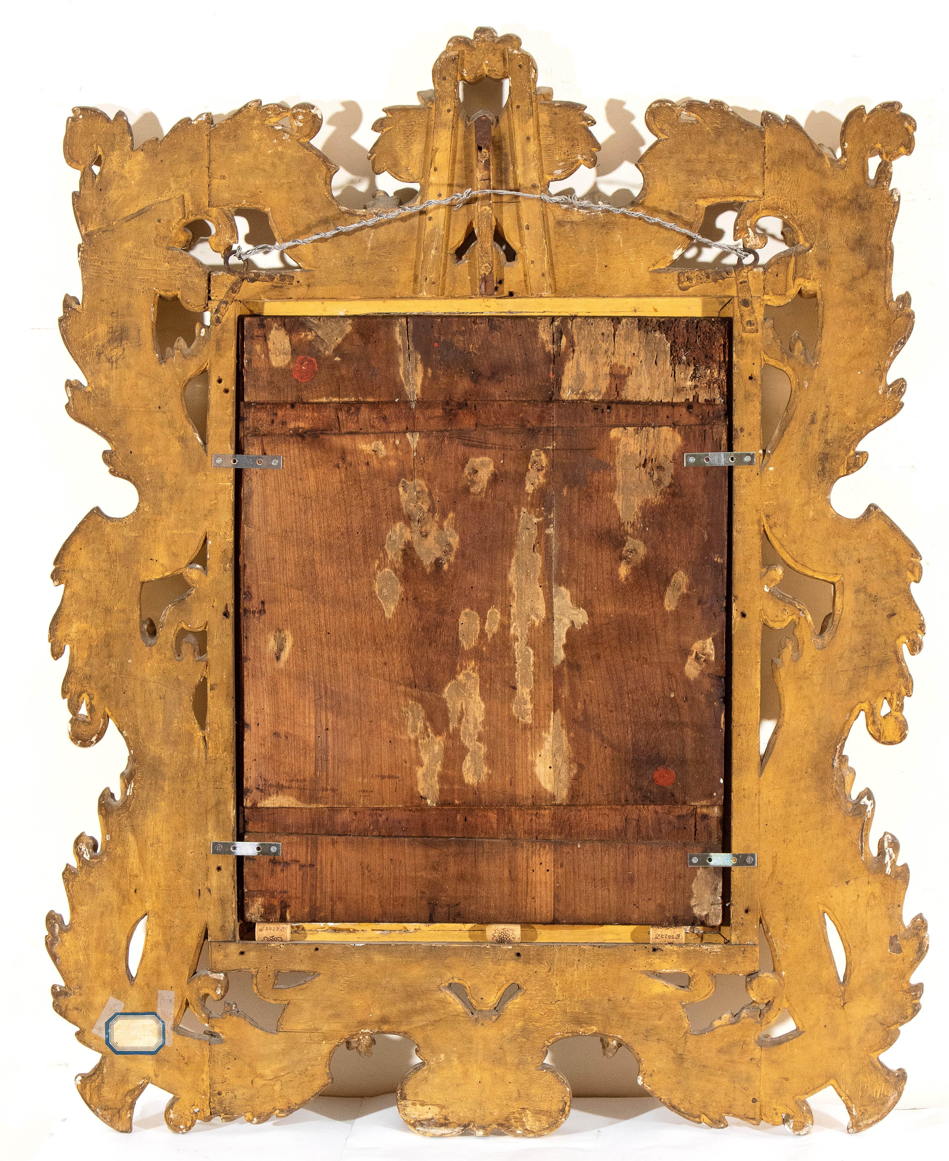 San Giovanni Battista, con scena di apparizione mistica sullo sfondo