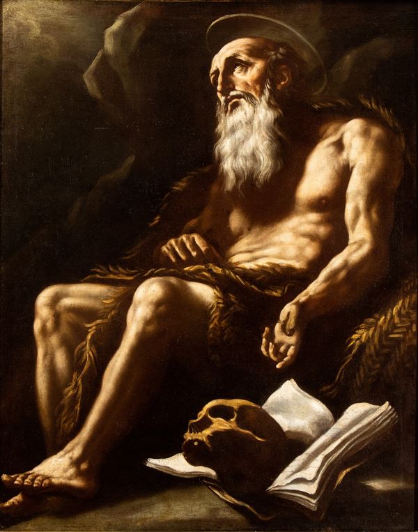 Artista attivo a Napoli, met&#224; XVII secolo - Saint Paul the Hermit