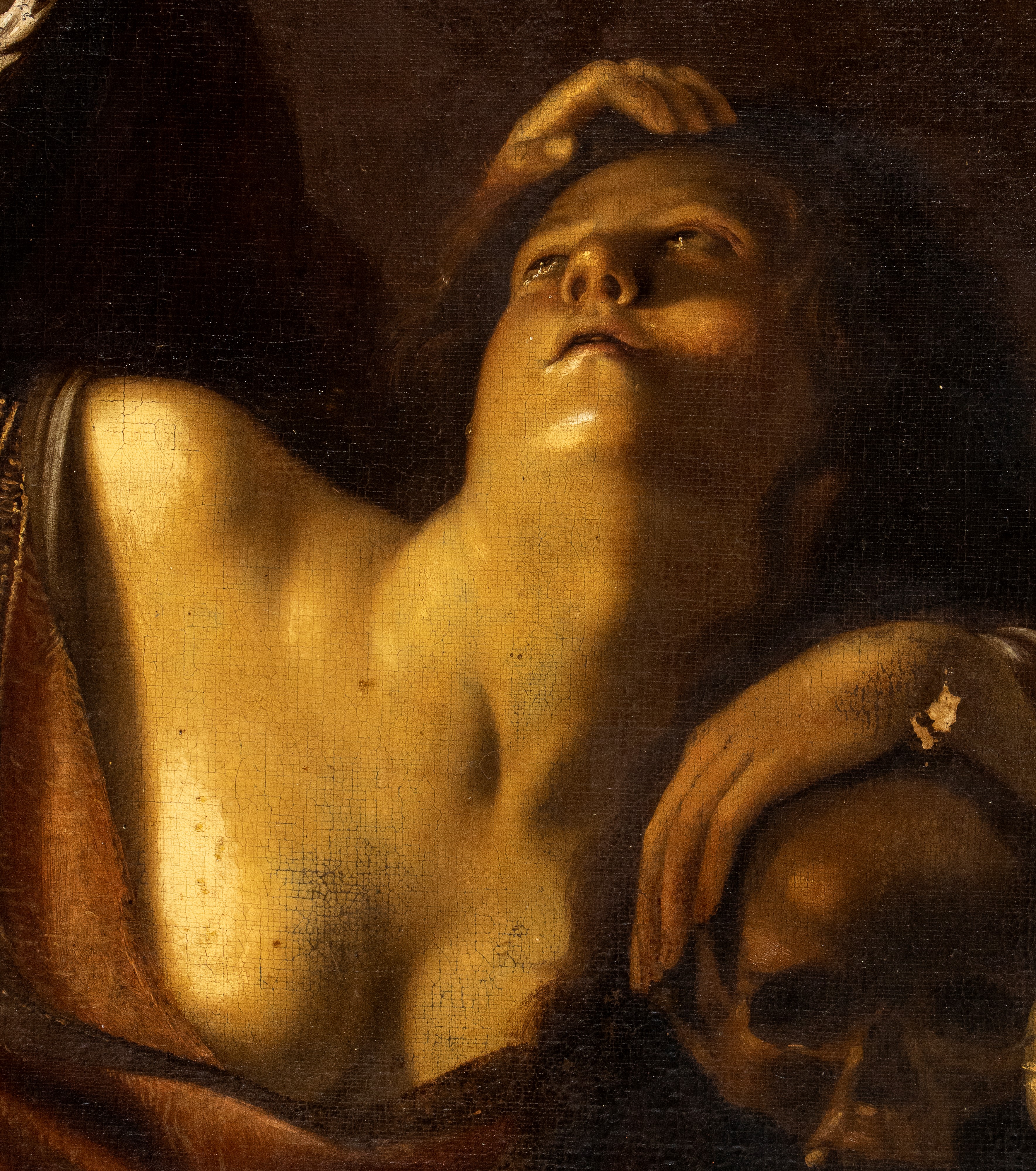 Artista Olandese Attivo a Roma, Prima Metà del XVII Secolo - Maddalena in Estasi