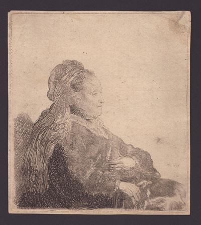 La Madre Dell'artista Seduta