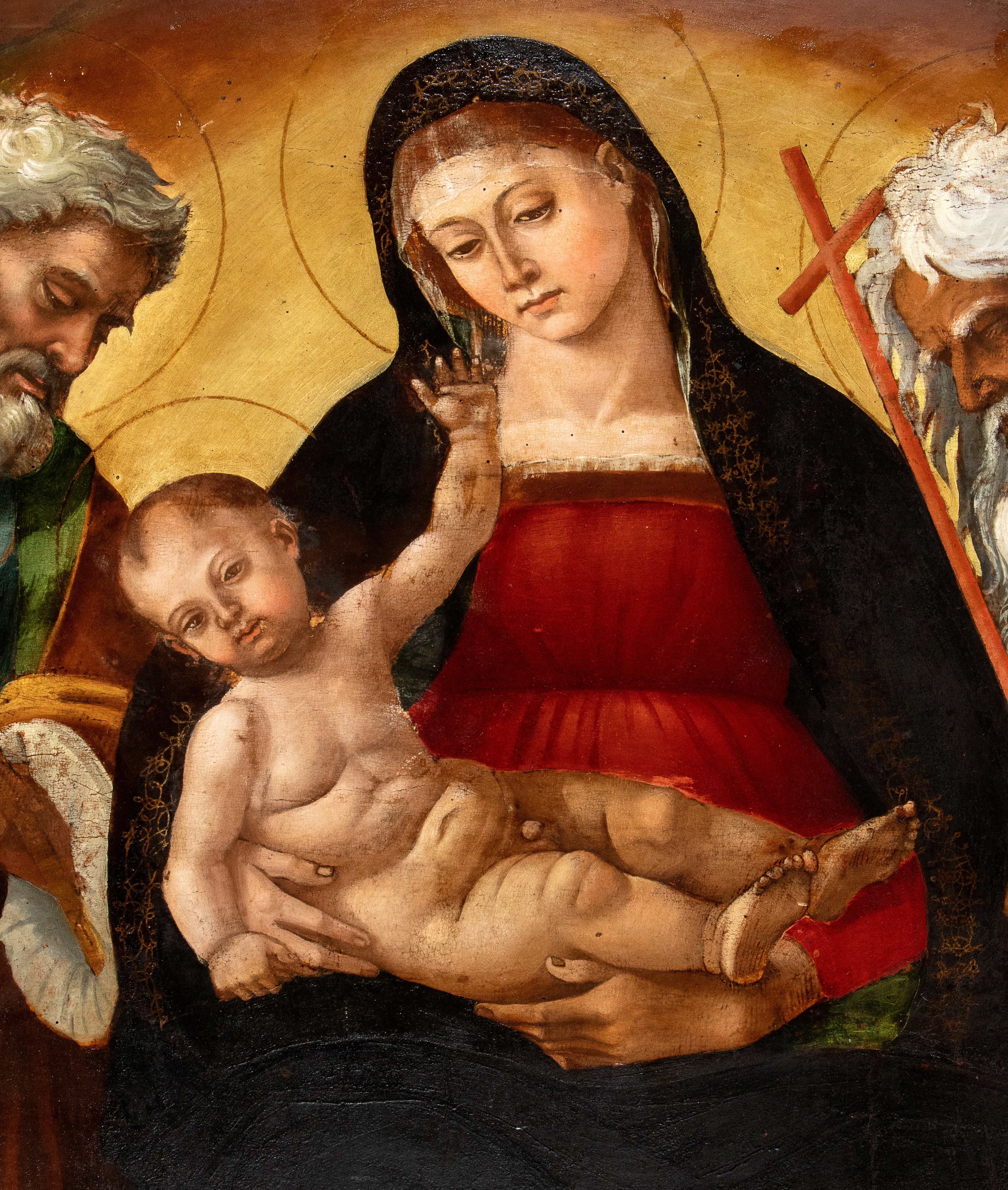 Luca D'egidio di Ventura Luca Signorelli - Madonna con Bambino tra San Giuseppe e Sant'onofrio