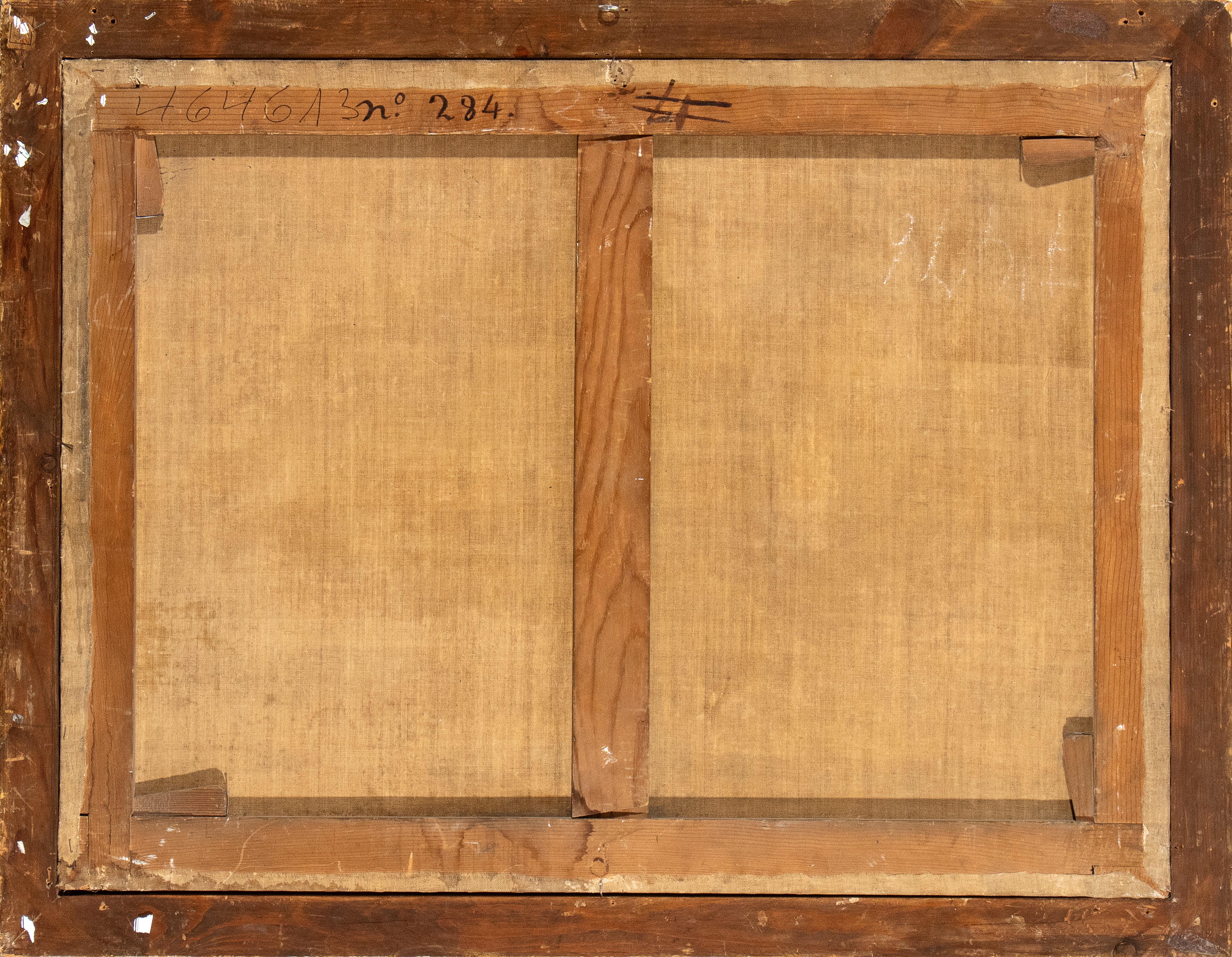 Paesaggio invernale con villaggio, contadini e armenti