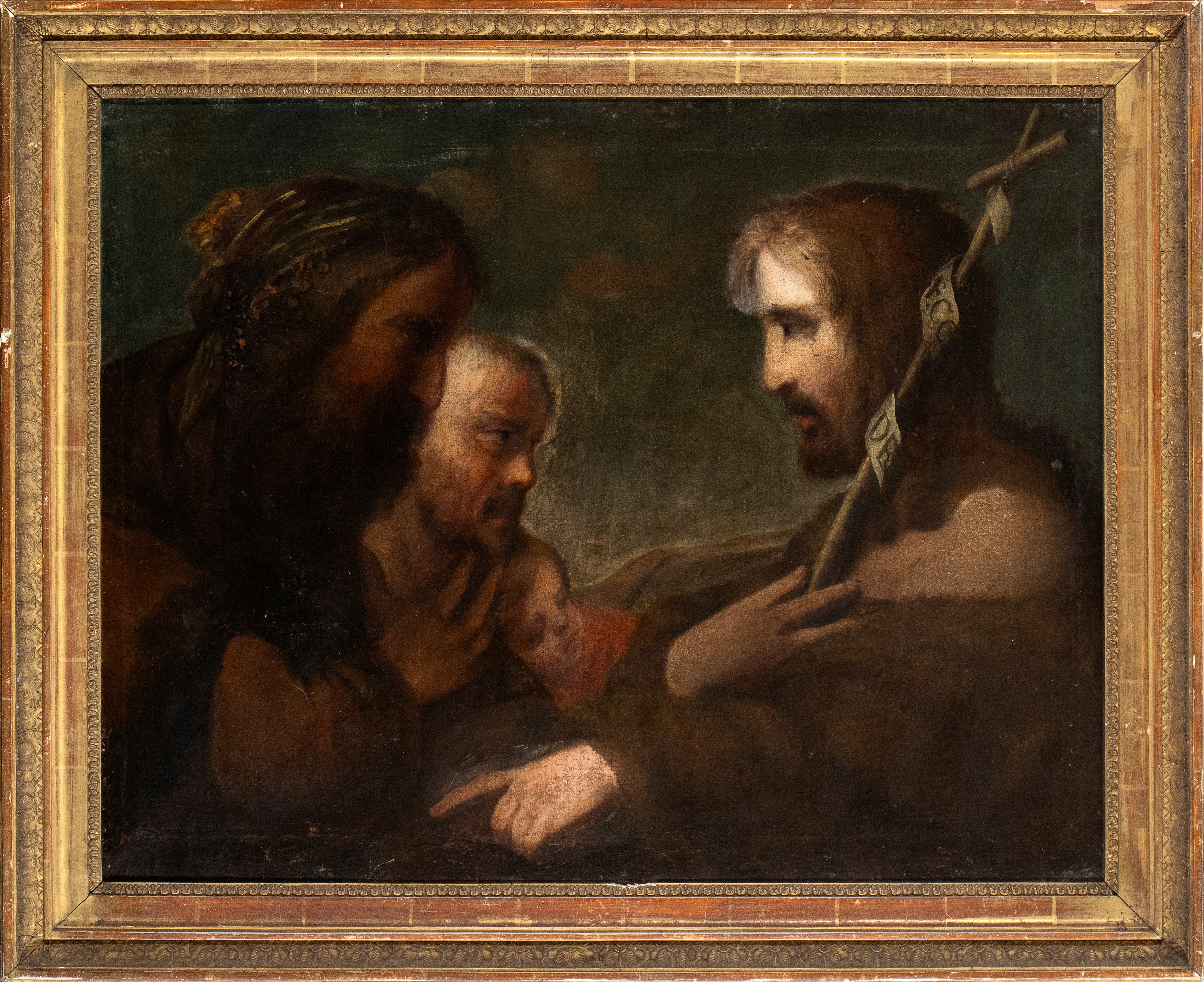 Artista Italiano, XVIII Secolo - Predica del Battista