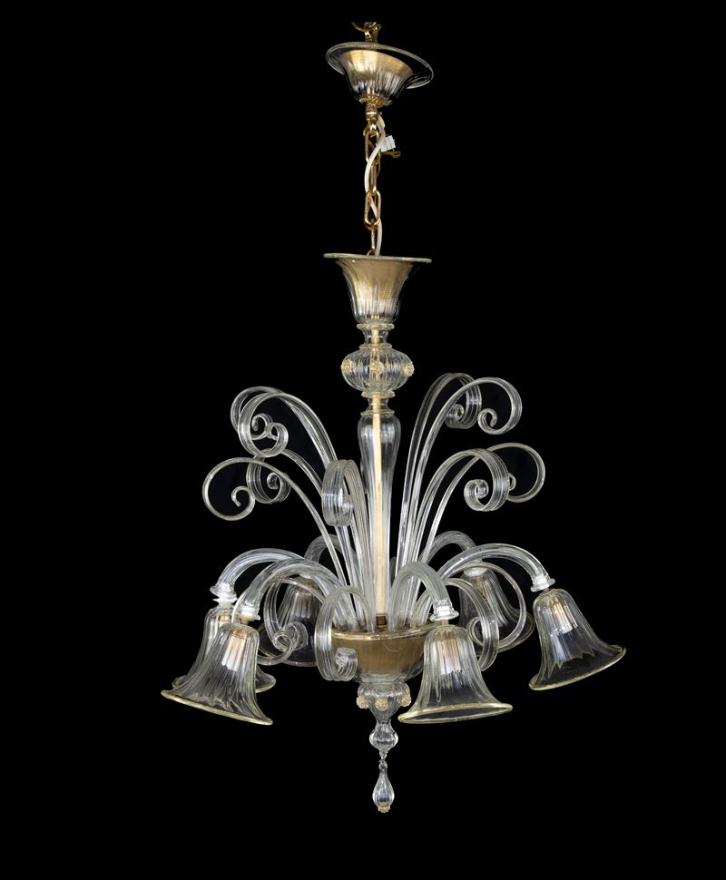 Lampadario Vintage di Murano