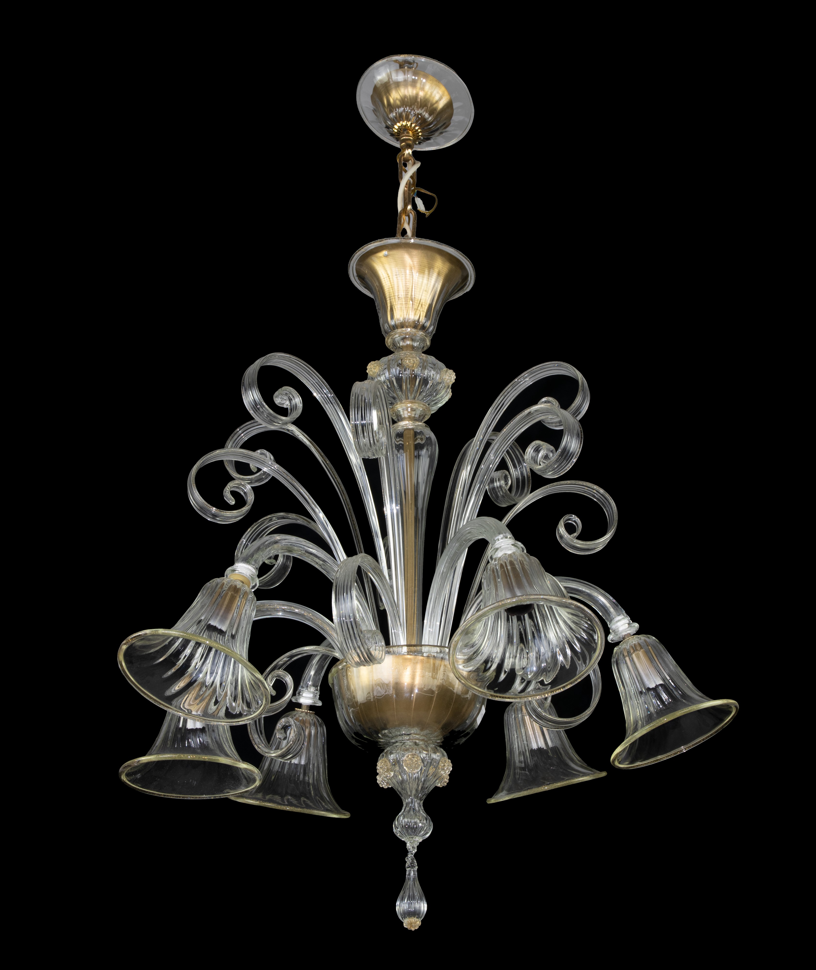 Lampadario Vintage di Murano