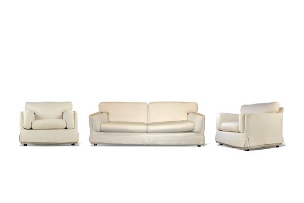 Vintage Sofa and Armchair Set