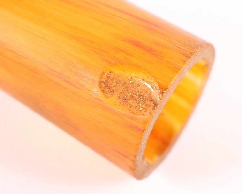 Vaso arancione Berluze Art Déco