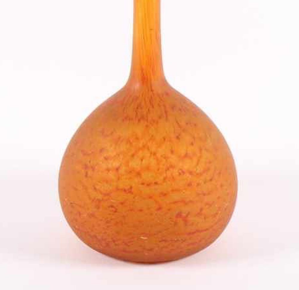 Vaso Arancione Berluze Art Déco