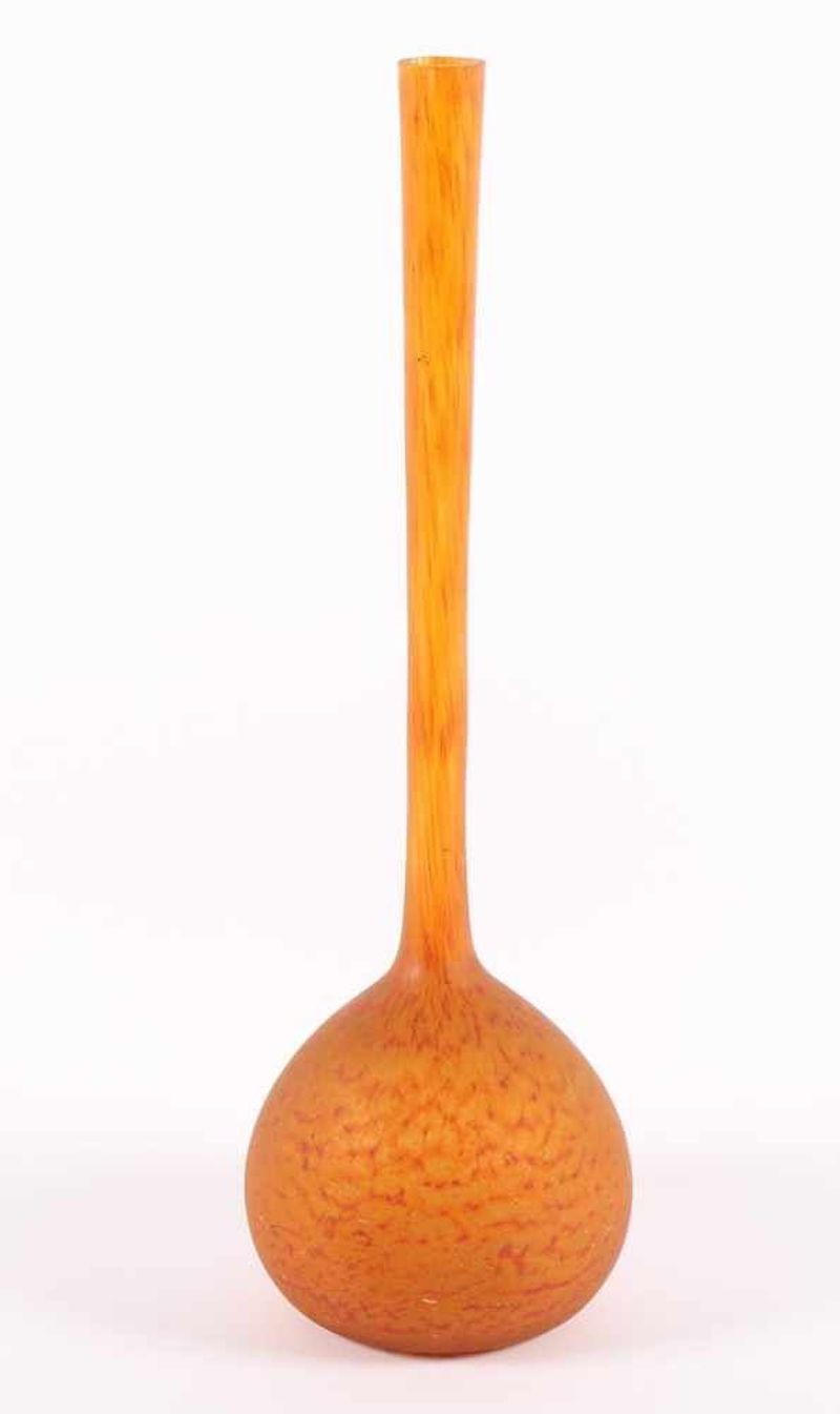 Vaso Arancione Berluze Art Déco