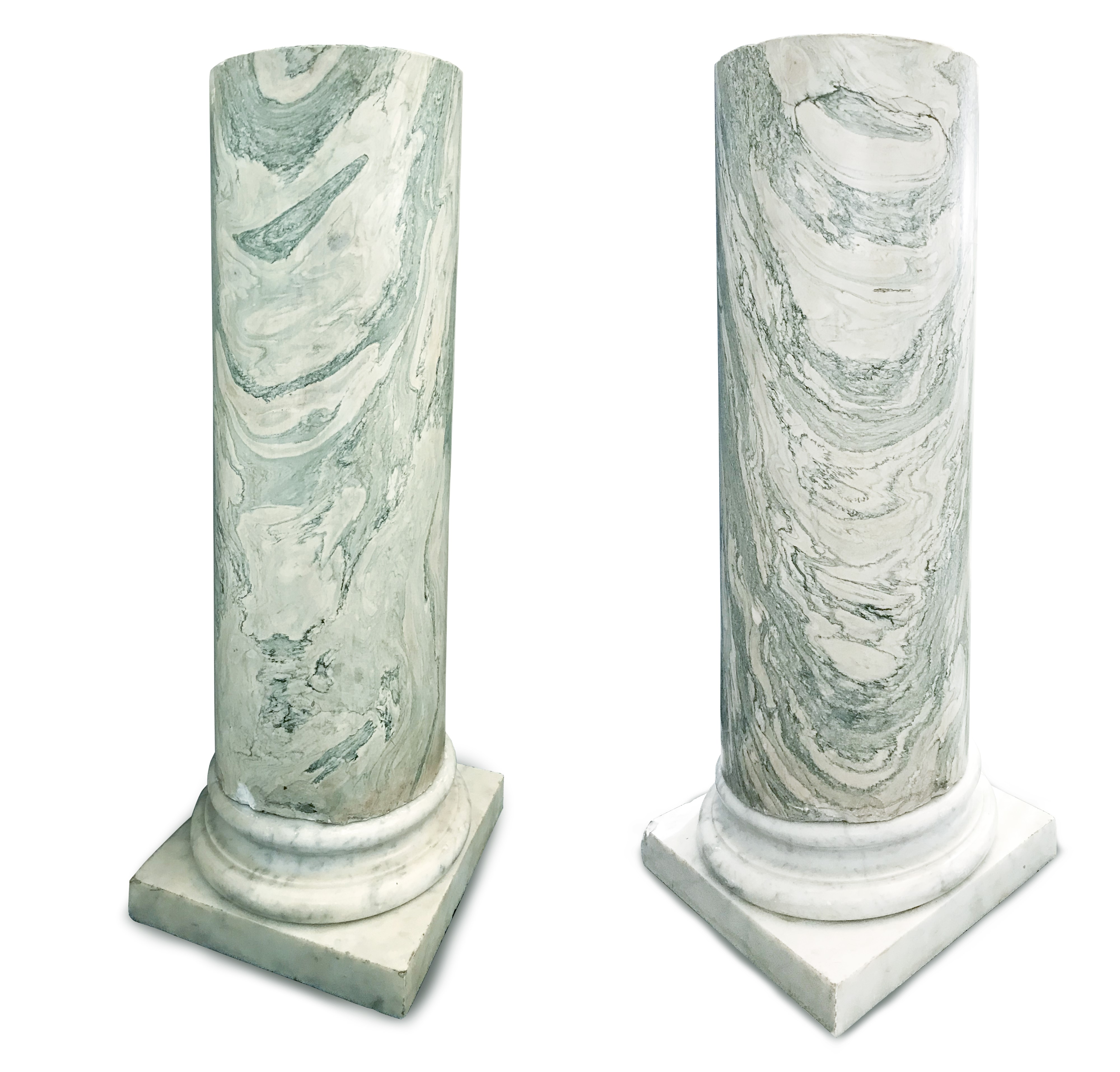 Coppia di Colonne in Marmo
