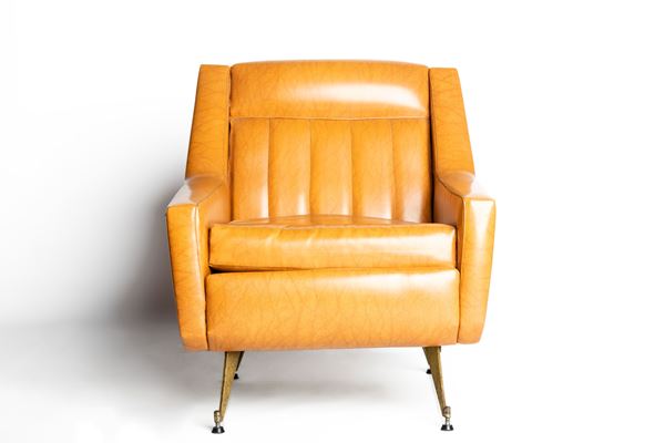 Vintage Vinyl Armchair