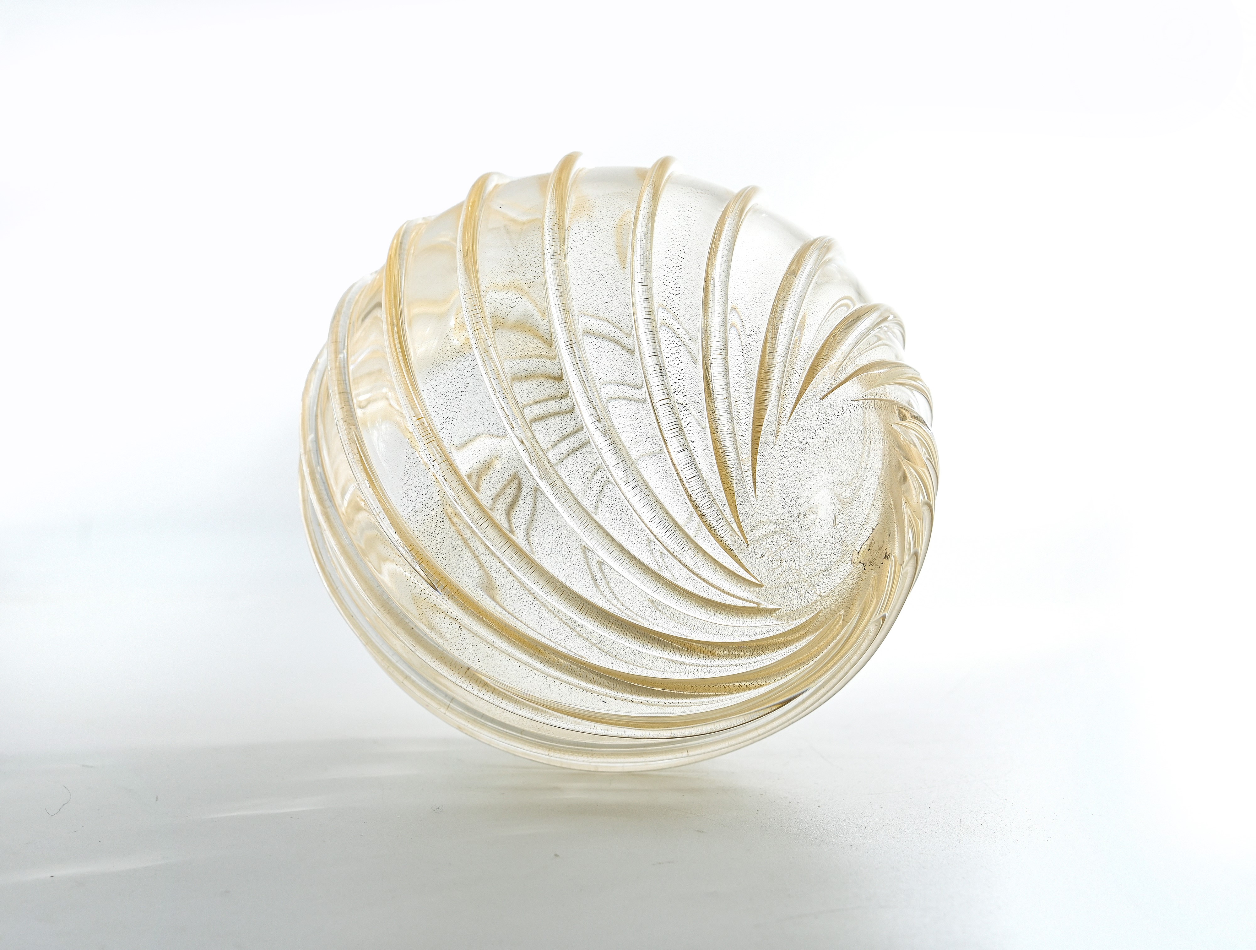 Coppia di sfere in vetro di Murano