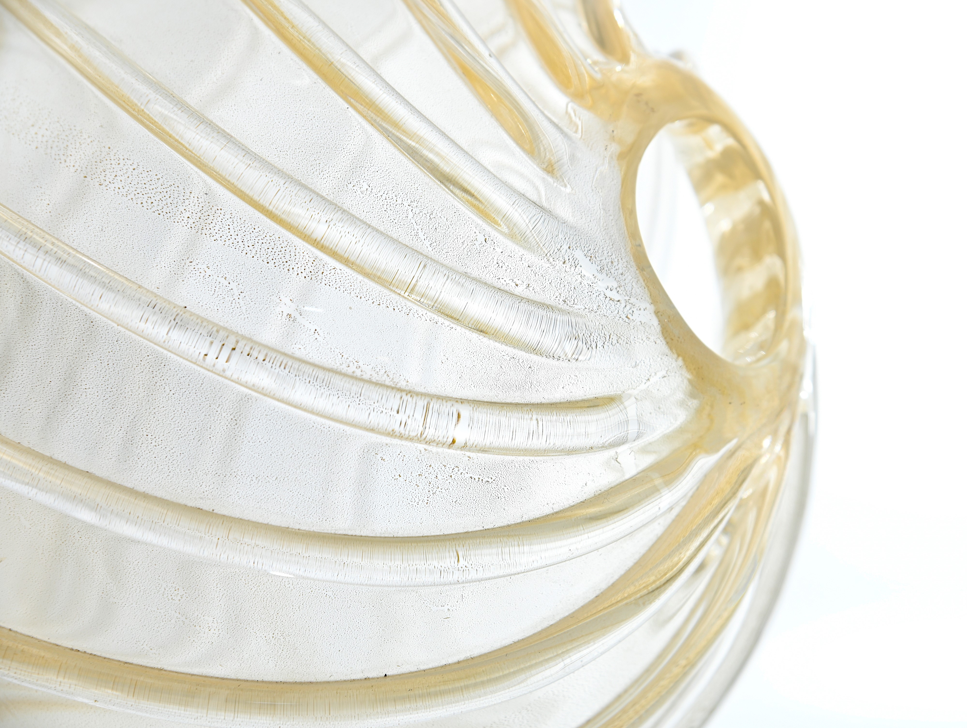 Coppia di sfere in vetro di Murano