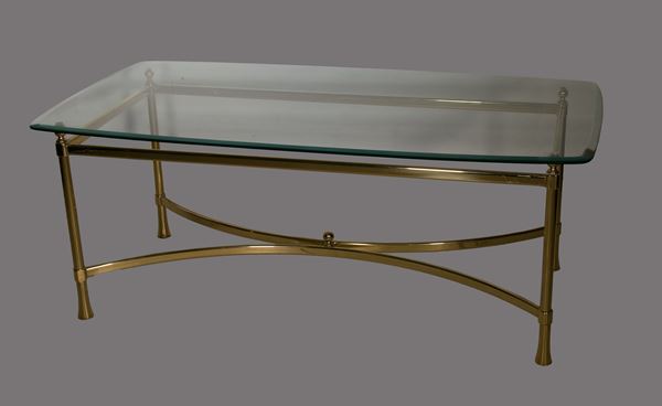 Golden Brass Vintage Coffee Table