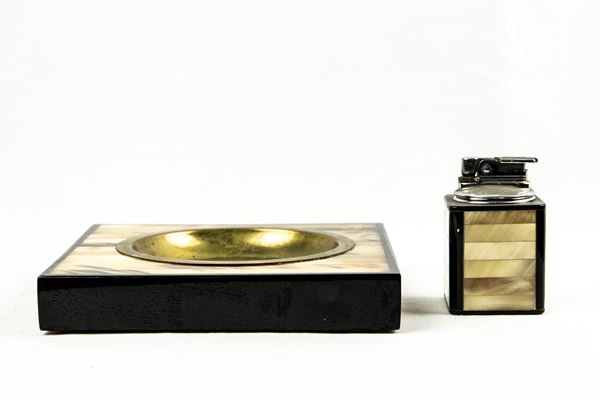 Lighter and Ashtrays Set