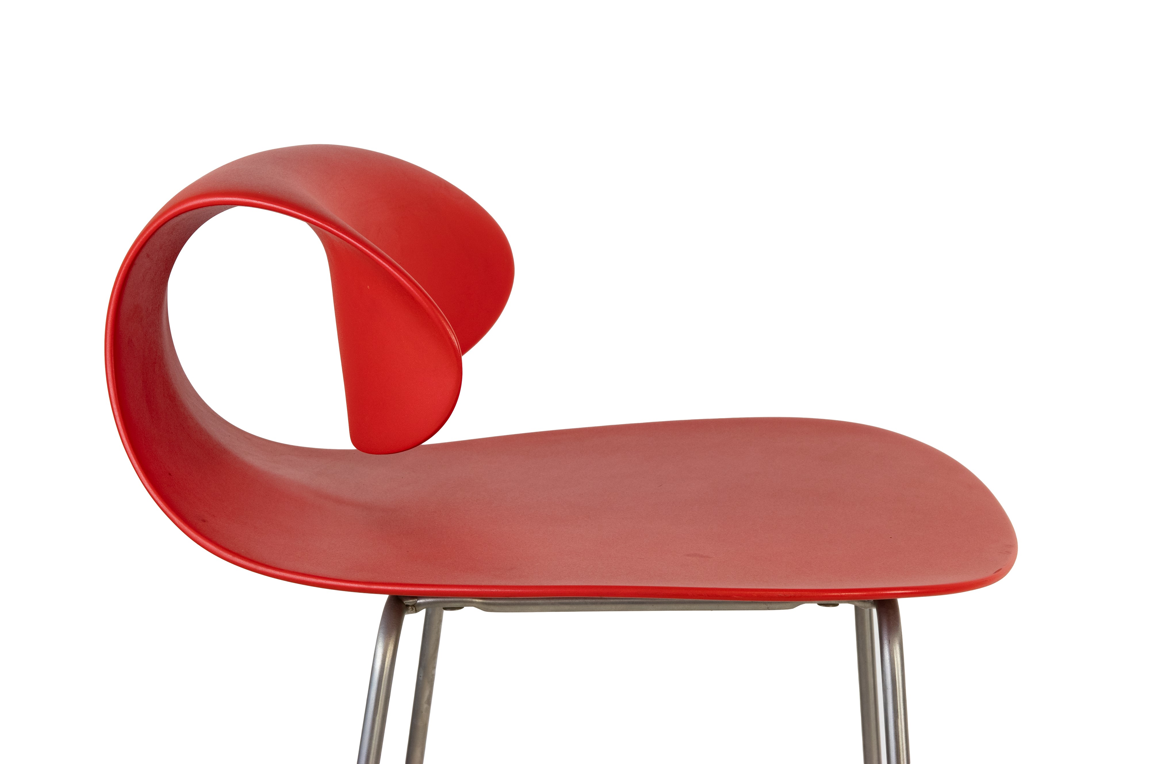 Set di 7 panche Maxima rosse