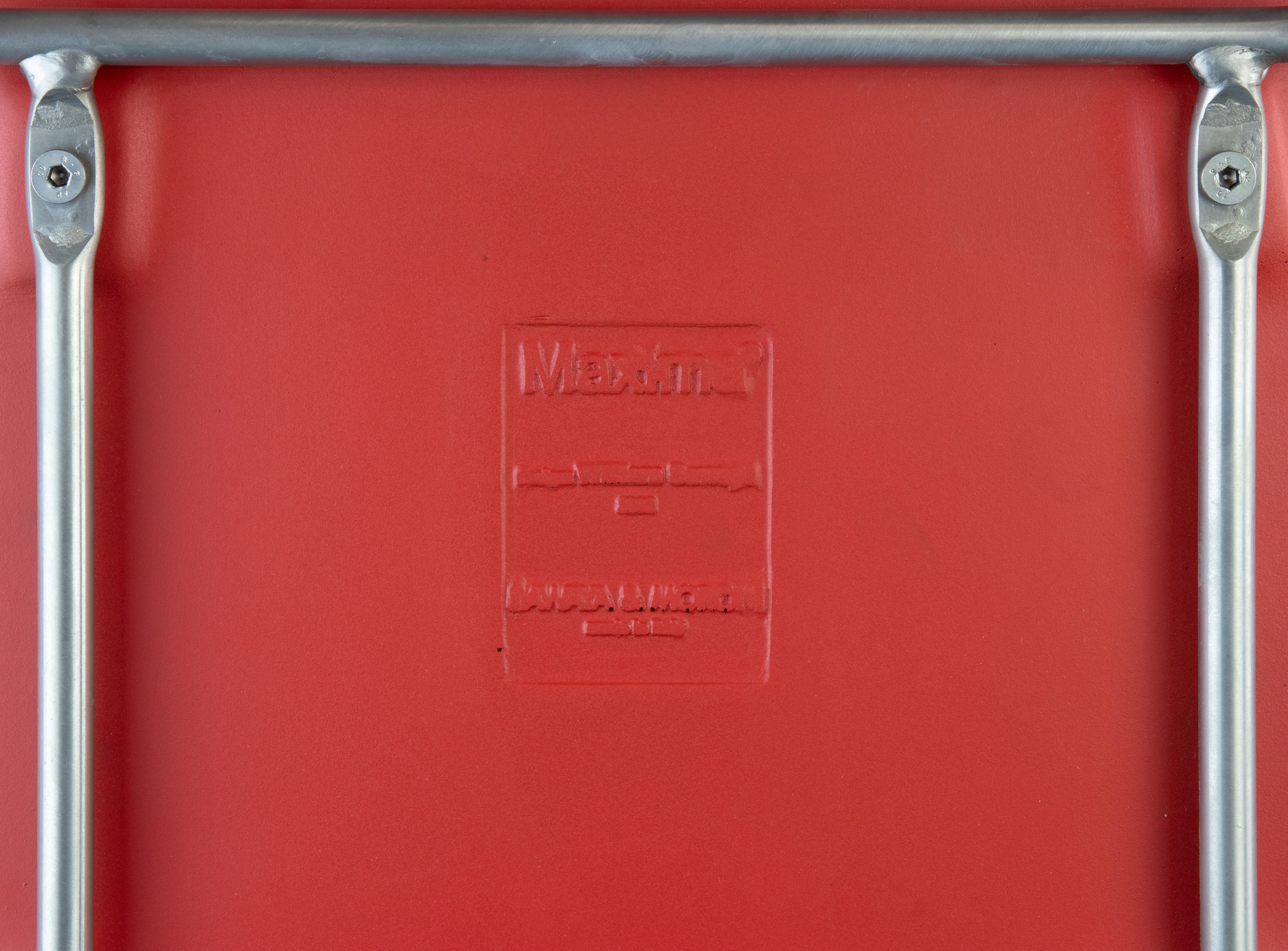 Set di 7 panche Maxima rosse