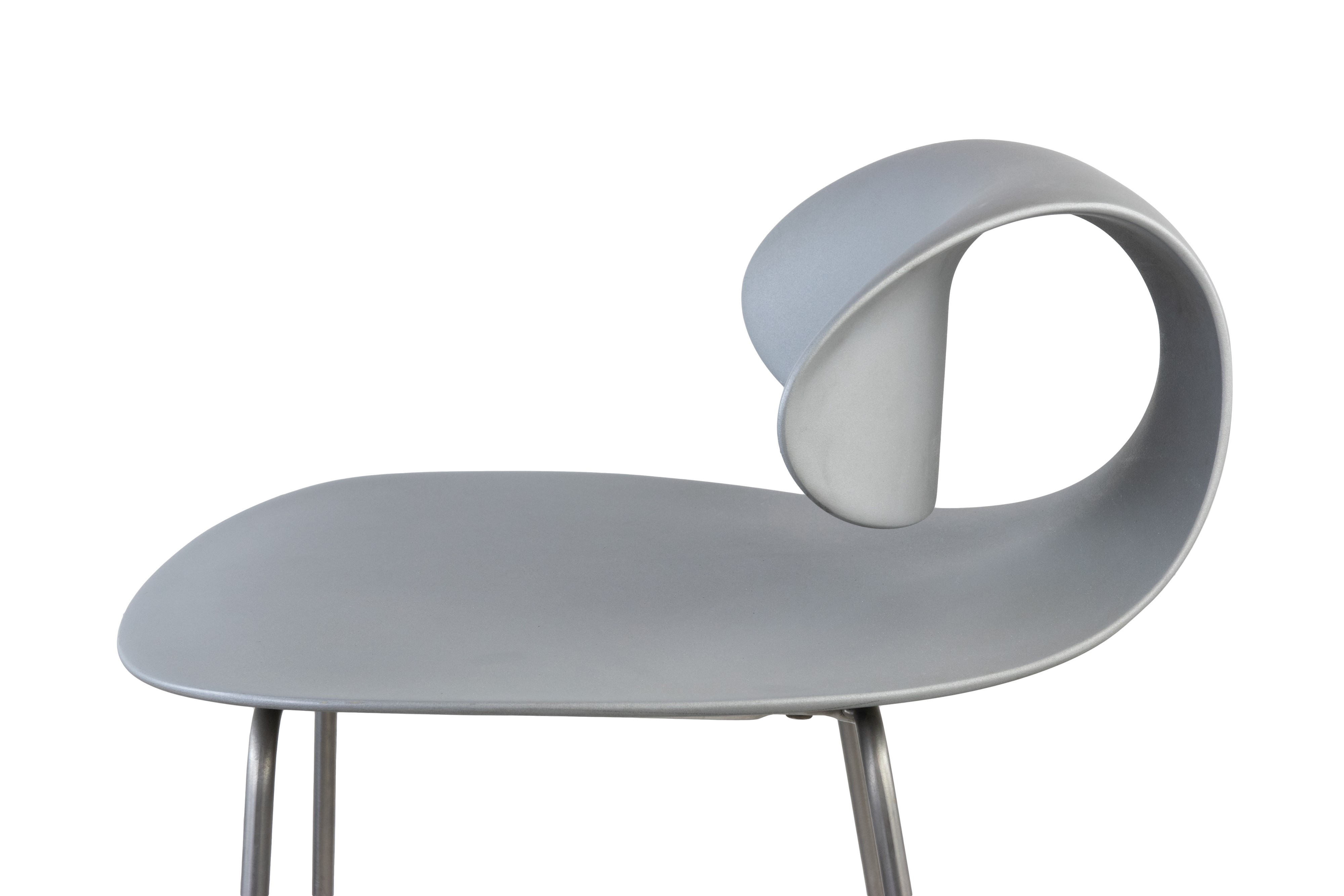 Set di 9 panche Maxima grigie