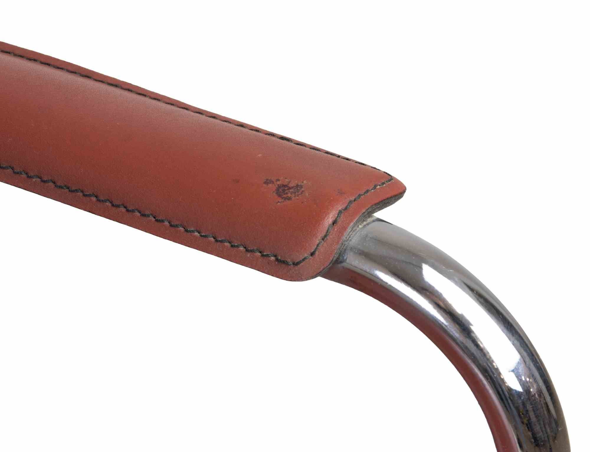 Set di 4 sedie vintage S34 Cognac