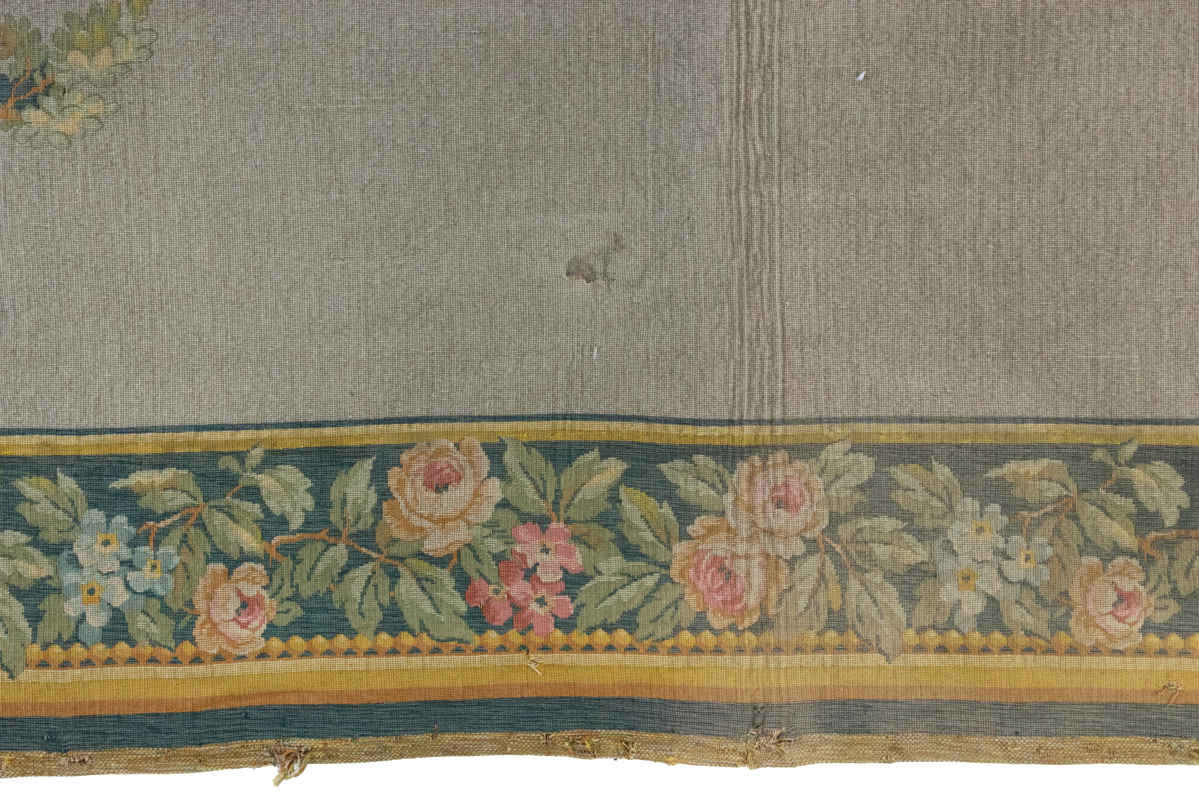 Arazzo d'epoca con scena bucolica