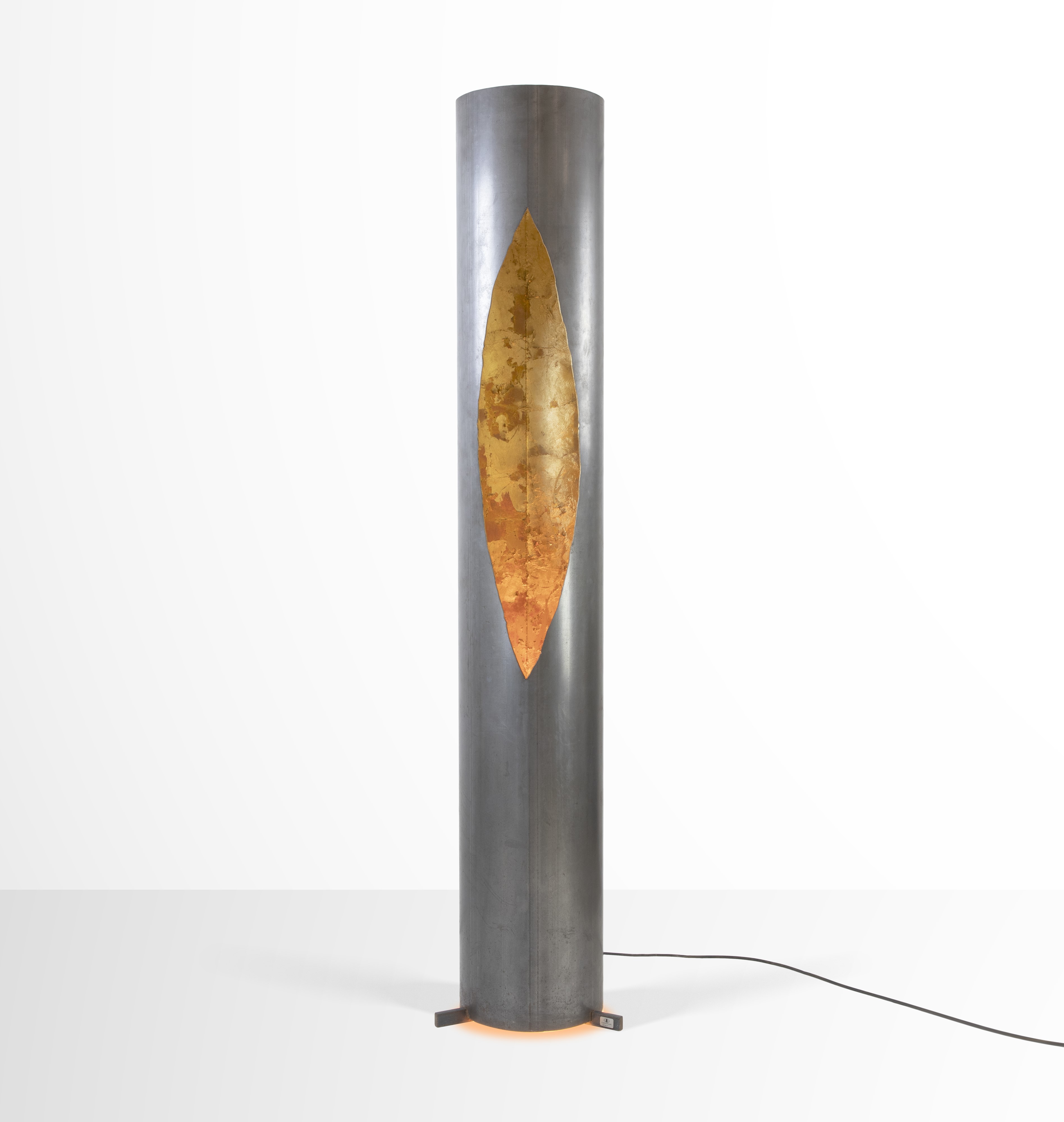 Lampada da terra d'epoca modello “Colonna"