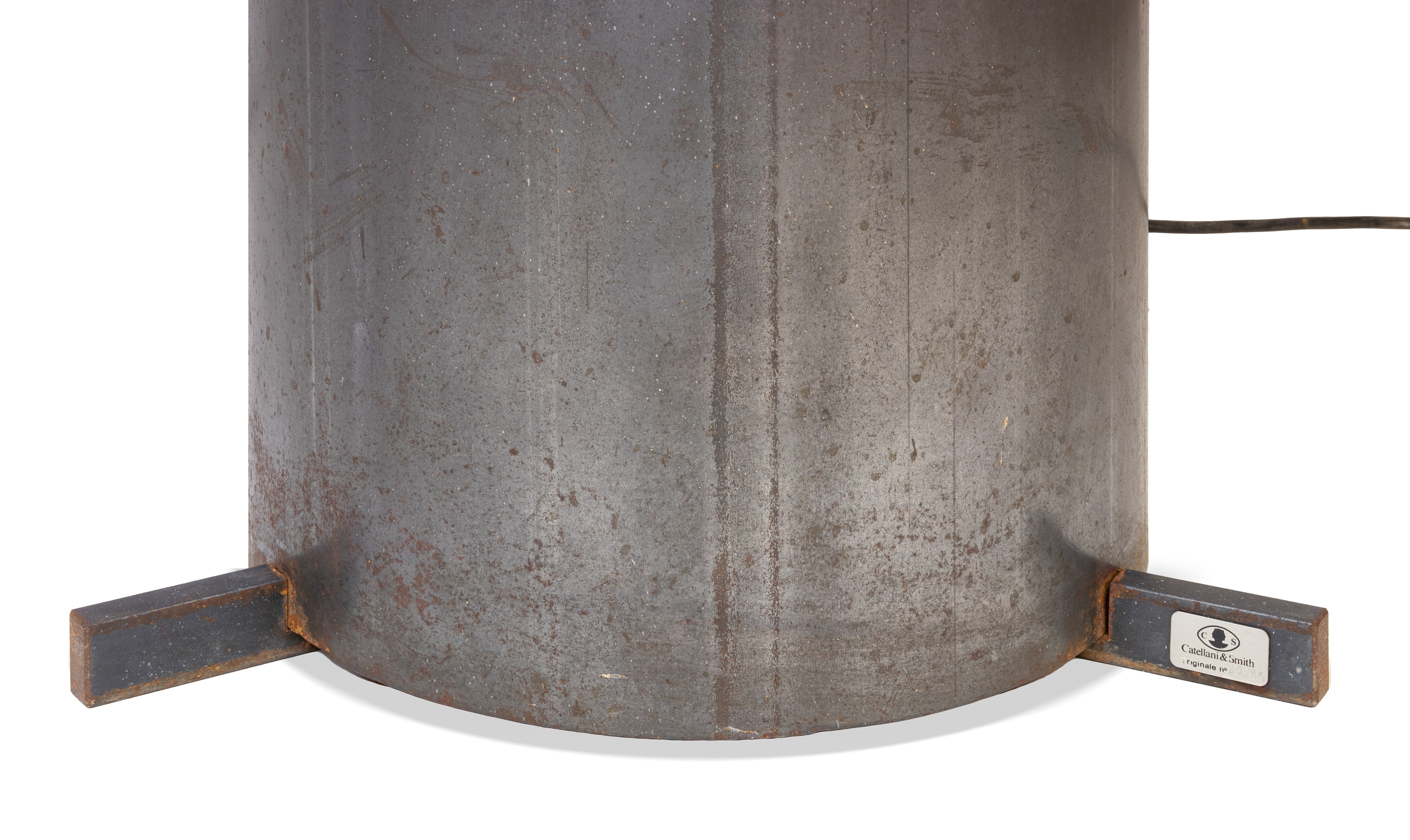 Lampada da terra d'epoca modello “Colonna"