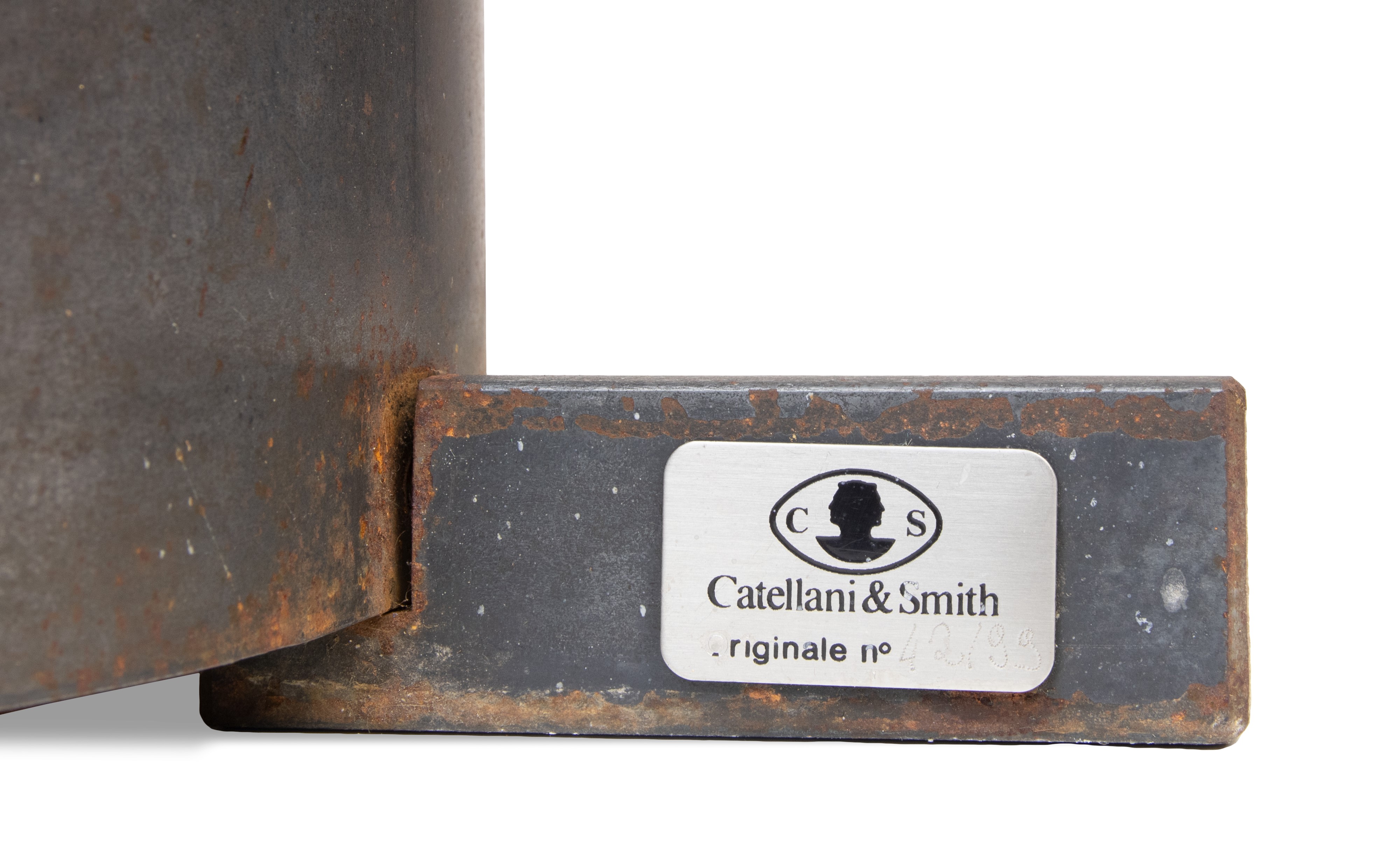 Lampada da terra d'epoca modello “Colonna"