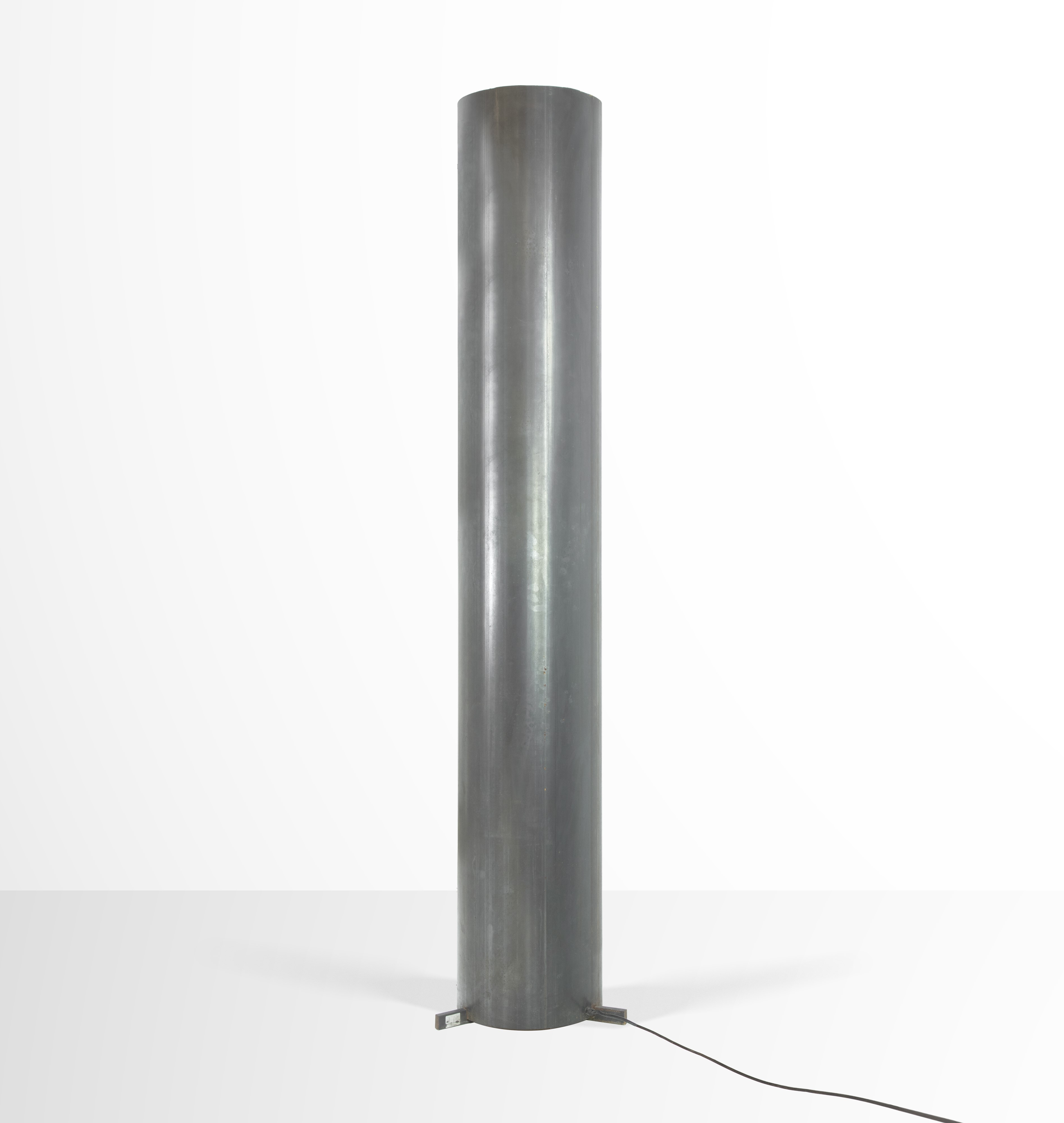 Lampada da terra d'epoca modello “Colonna"