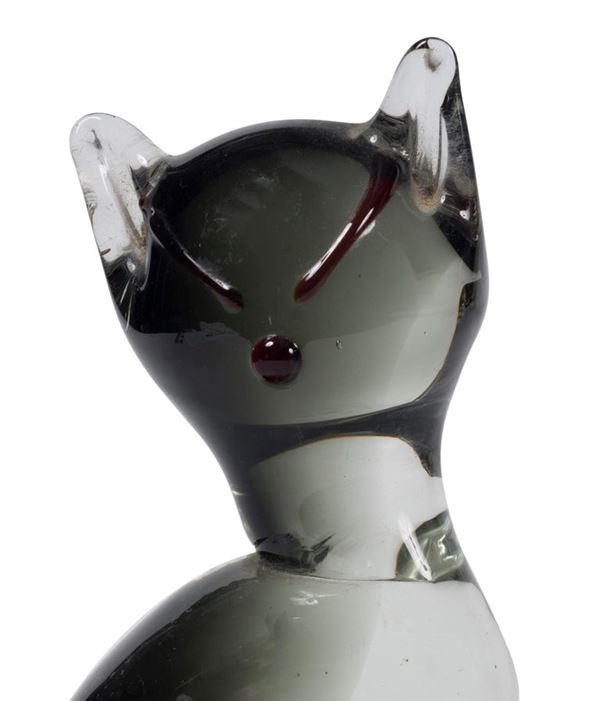 Murano glass cat