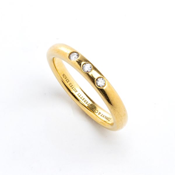 Tiffany &amp; Co.&#174; - Anello in oro con diamanti   