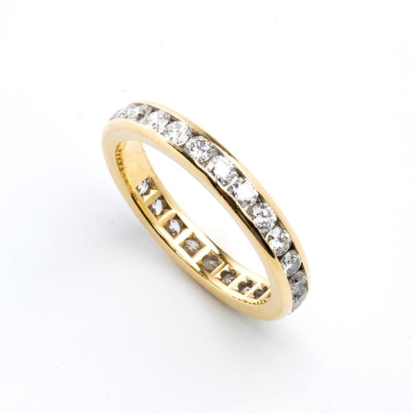 Tiffany &amp; Co.&#174; - Diamond setting wedding diamond gold band ring