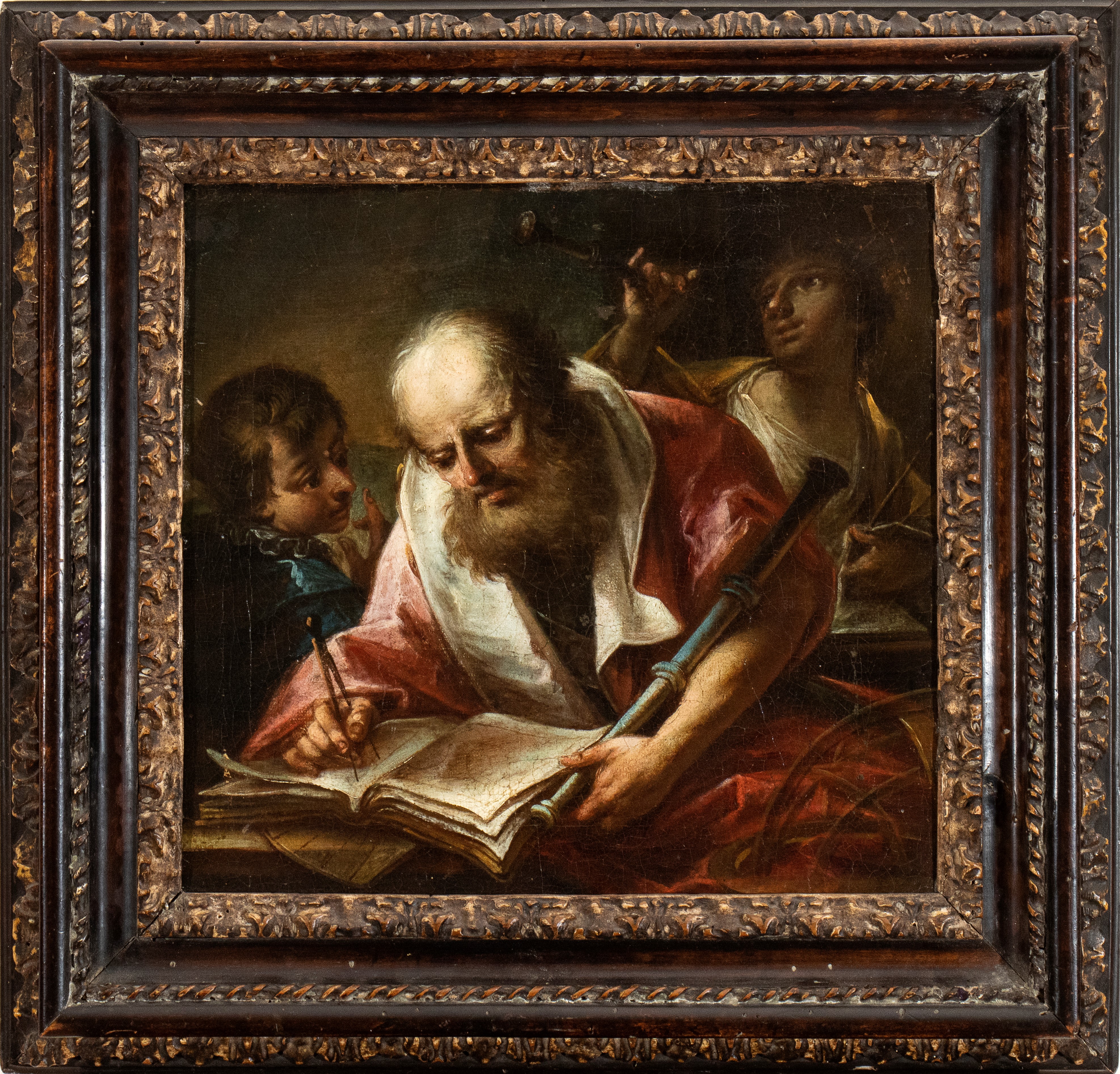 Astronomo con i suoi assistenti (Galileo Galilei?)