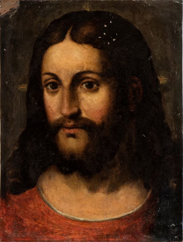 Artista veneziano, XVI secolo - Head of Christ