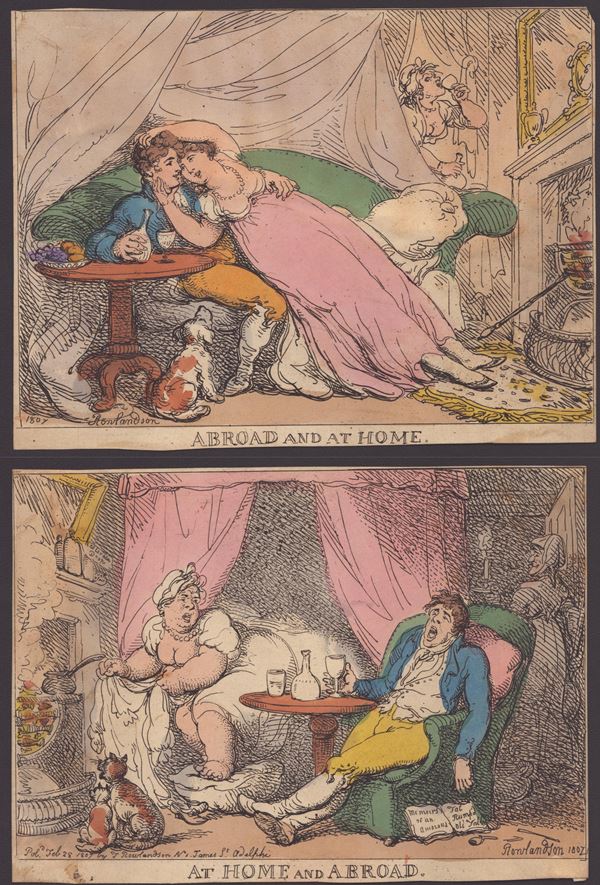 Thomas Rowlandson - Home and Abroad | Abroad and at Home