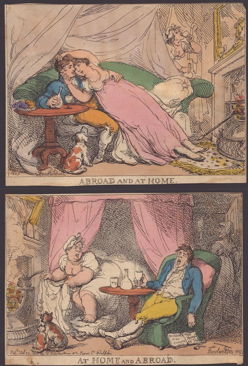 Thomas Rowlandson - Home And Abroad | Abroad And At Home