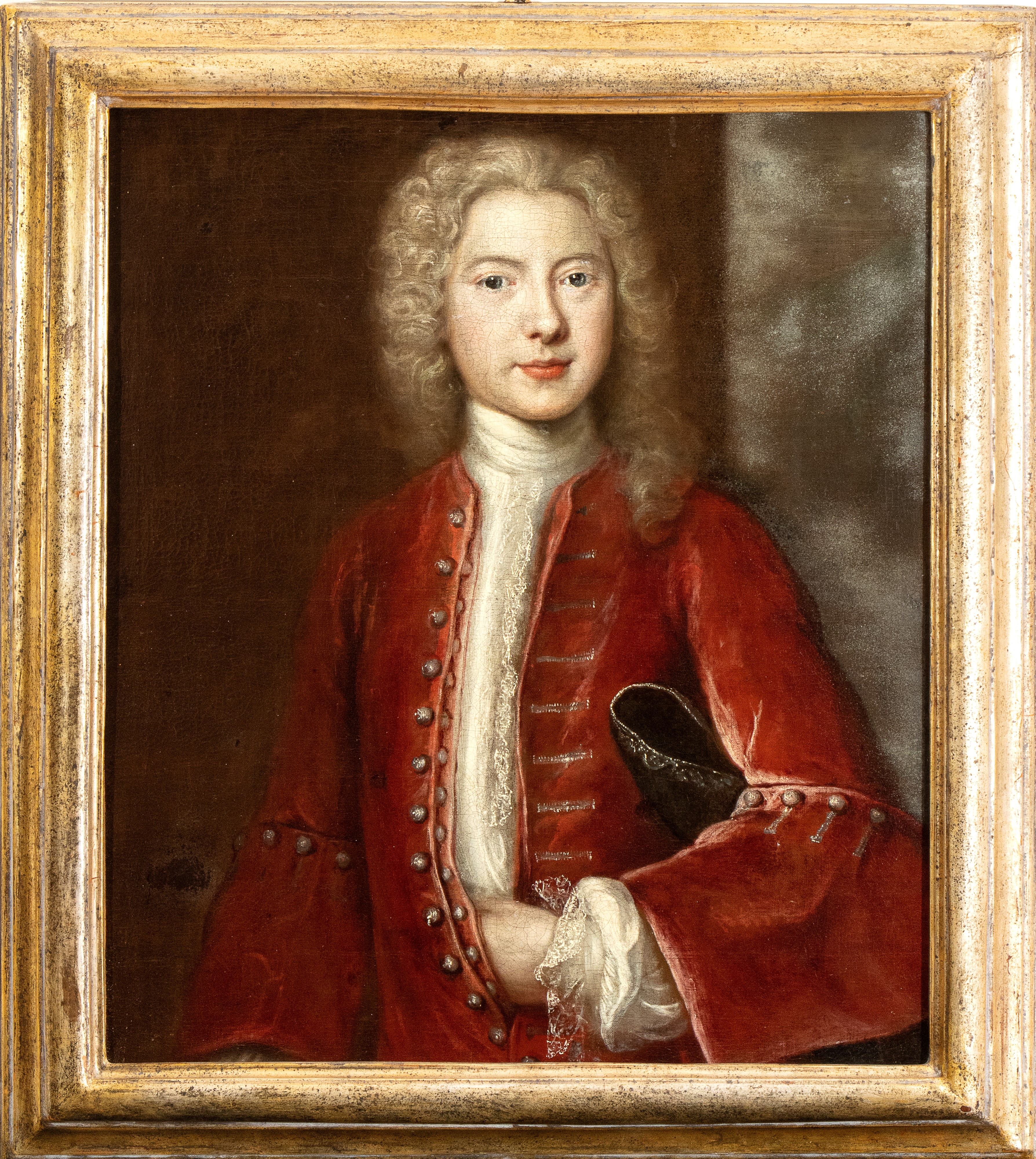 Giovanni Maria delle Piane Mulinaretto - Ritratto di Giovane Gentiluomo in Abito Rosso