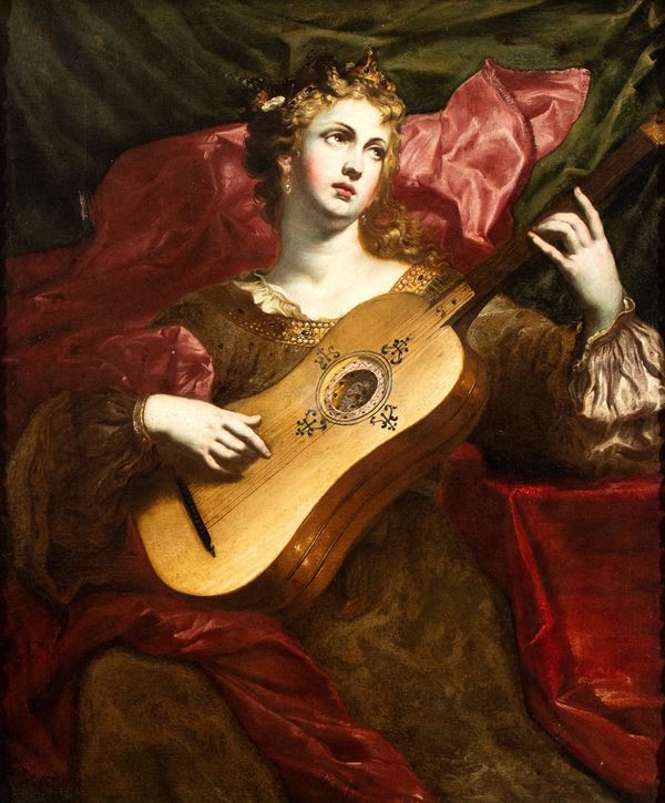 Angelo Solimena - Santa Cecilia o Allegoria della Musica